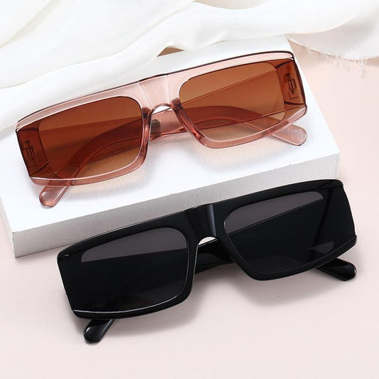 Retro Style Rectangle Shape Sunglasses