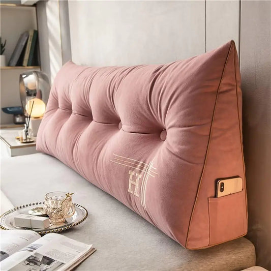 Twin Bed Wedge Headboard Pillow