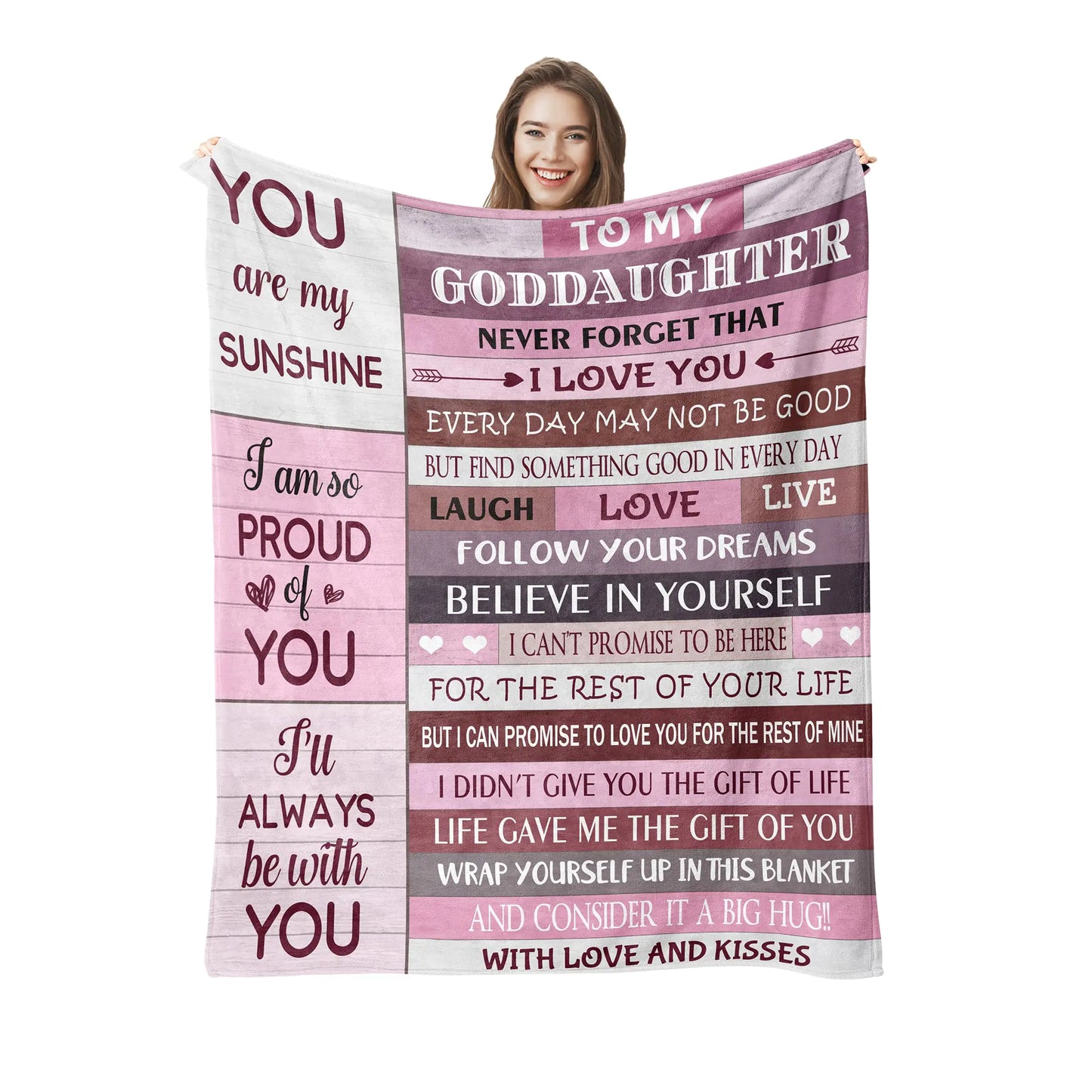 Goddaughter Blanket (60x50 Inches) Gift