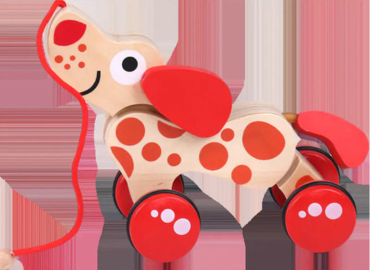 Wooden Walk-A-Long - Dog and Crocodile Models