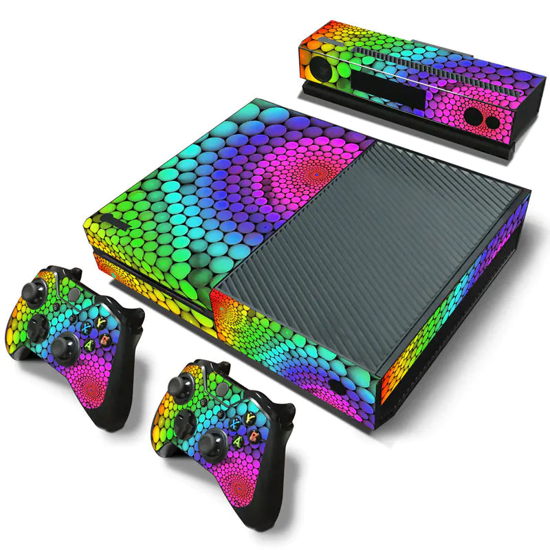 Xbox One Console Skin and Stickers Set