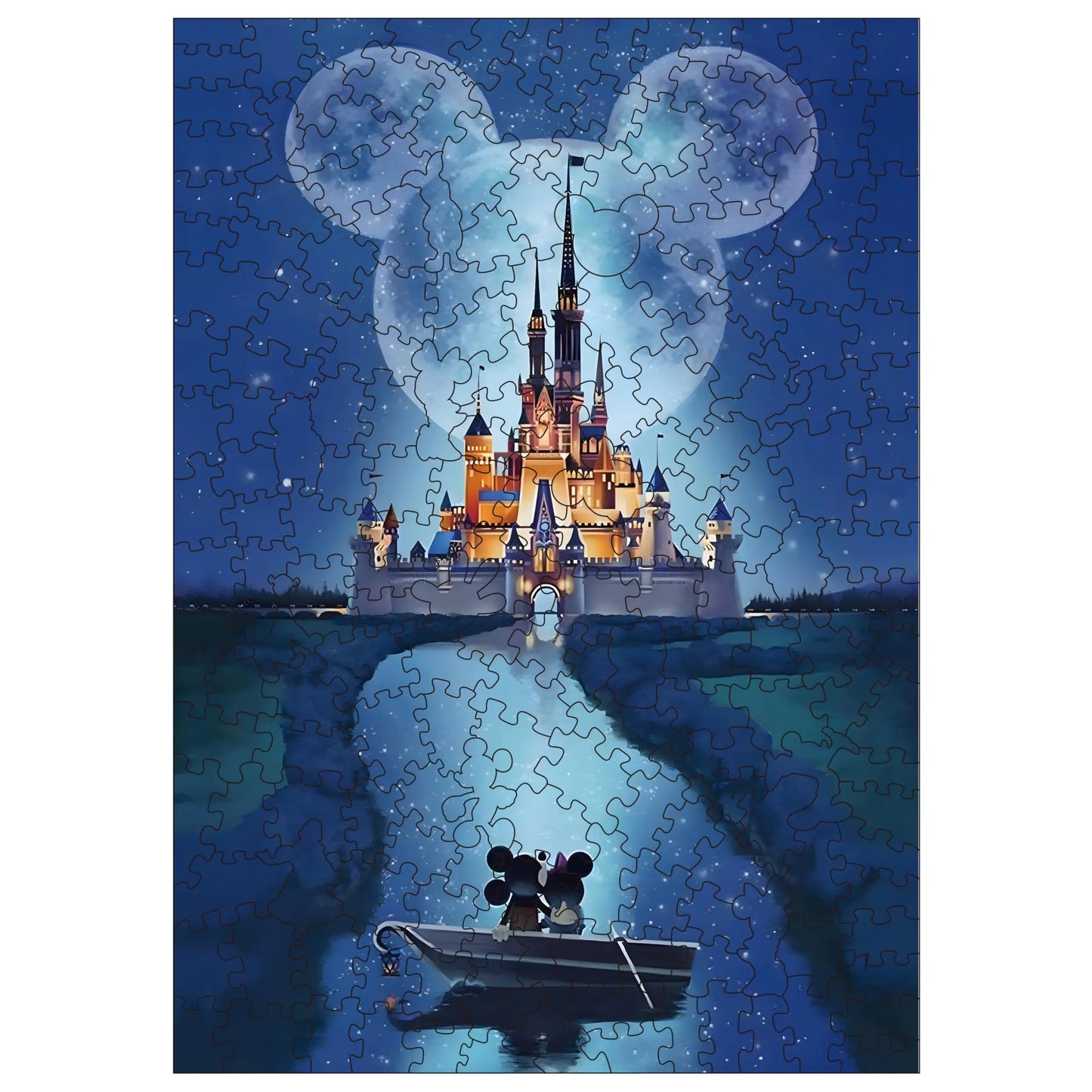 DISNEY Wooden Puzzle for Adults 200 Piece Irregular Animal Shaped Wooden Jigsaw Puzzles Unique Puzzles for Adults Cool Puzzles for Adults Funny Gifts for Adults