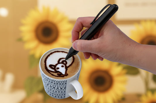 Coffee Latte Art Pen and Flower Tool