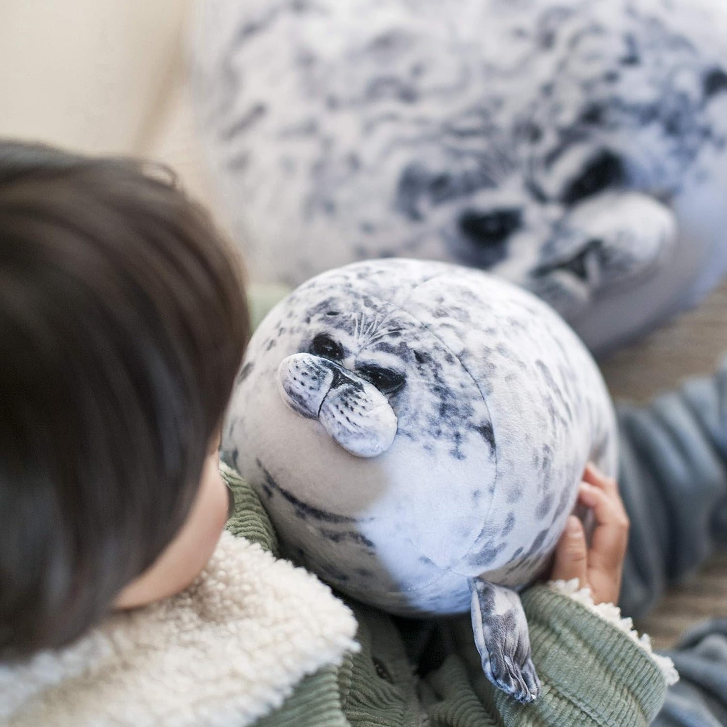 Soft Stuffed Seal Pillow