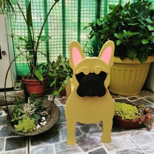 Dog Planter for Home Gardening Decor