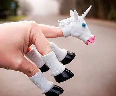 Finger Puppet Set: Unicorn and Pegasus Story Toys