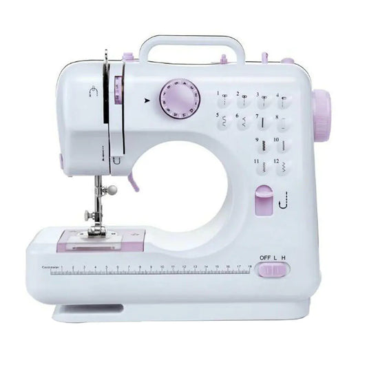 Mini Multifunctional Electric Sewing Machine for Beginners - Adjustable Speed