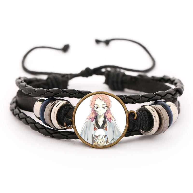 Demon Slayer Leather Bracelet