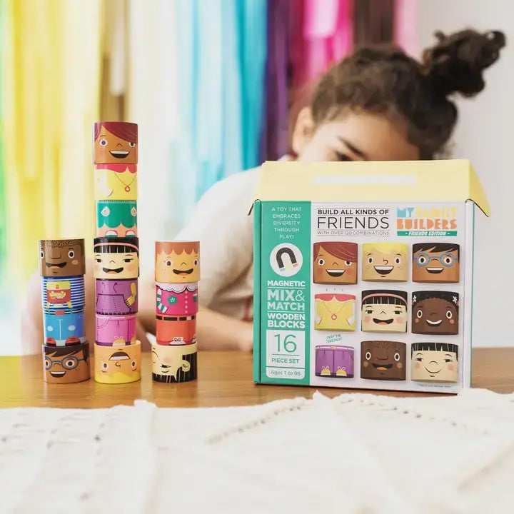 Diverse Friends Magnetic Building Doll Set - back in stock!