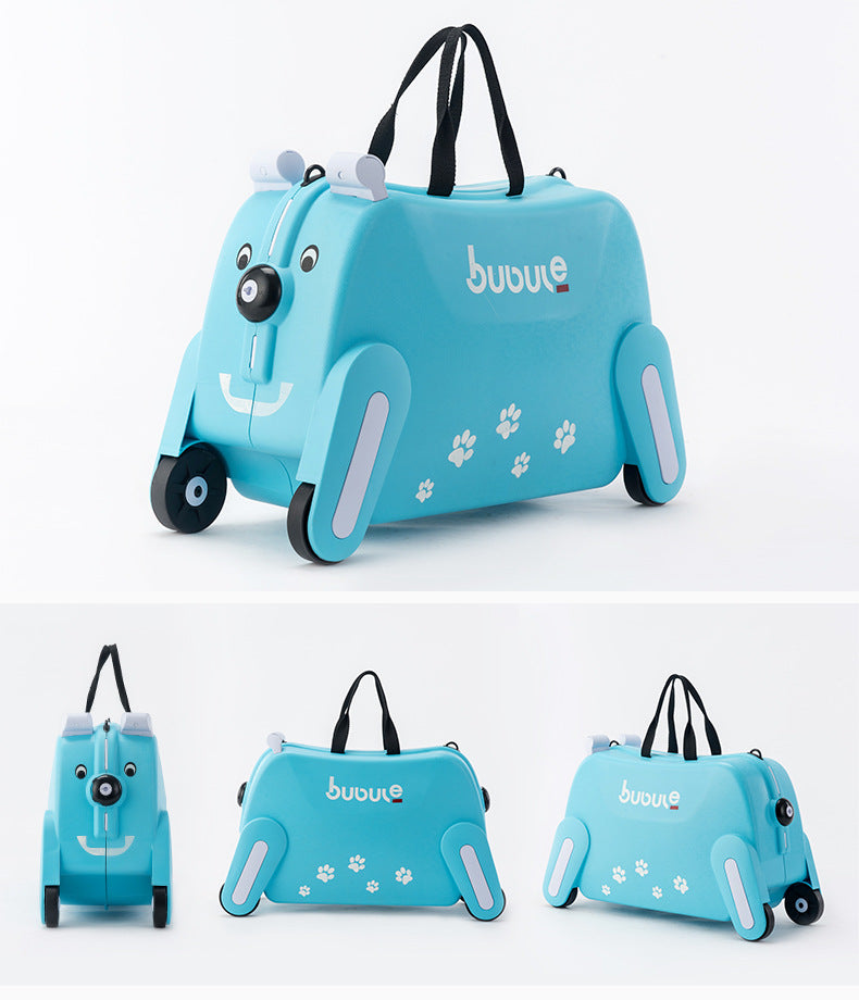 19-Inch Cute Dog Design Children's Luggage Suitcase