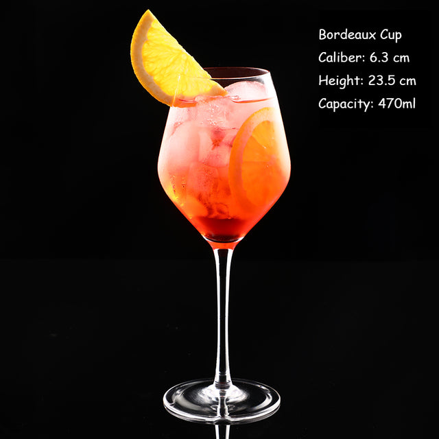Wine Glass Set of 5 Elegant Drinking Cups