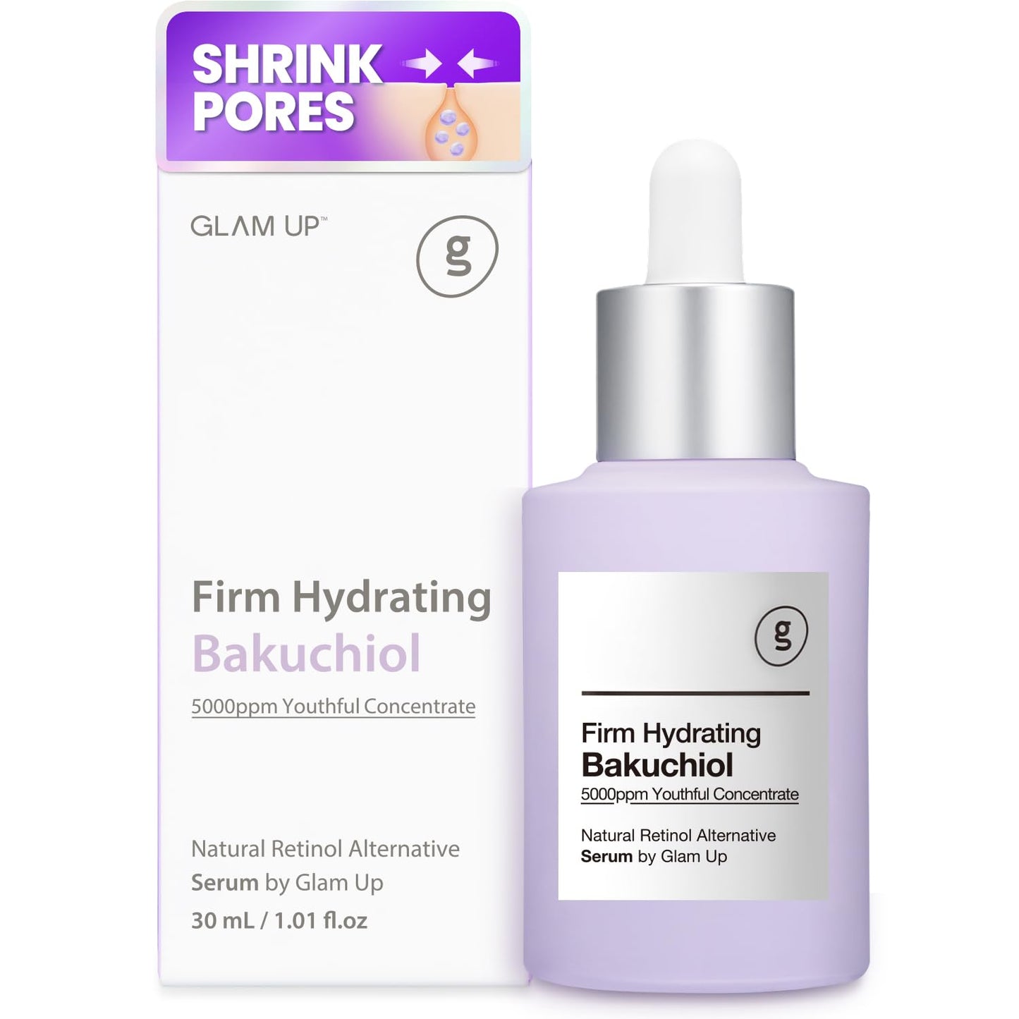 Glam Up Bakuchiol Serum & Hyaluronic Acid