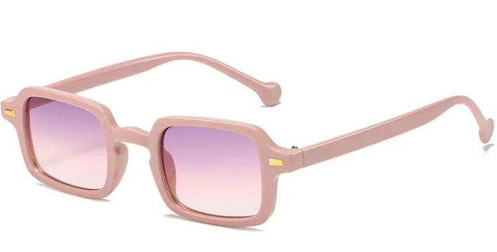 Vintage Square Rivet Glasses