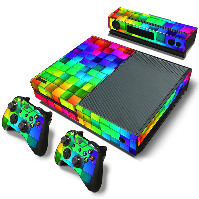 Xbox One Console Skin and Stickers Set