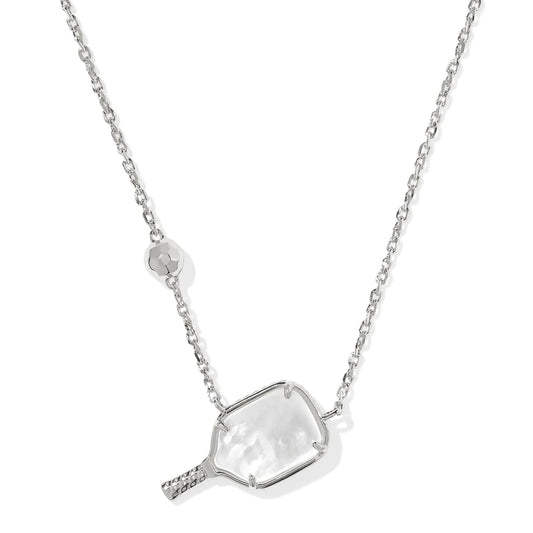 Kendra Scott Mother-of-Pearl Pickleball Necklace