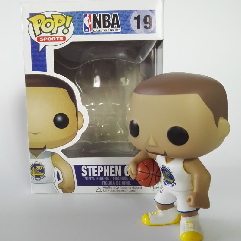 NBA Figurines of Stars LeBron, Kobe, Curry, Kyrie, Wall
