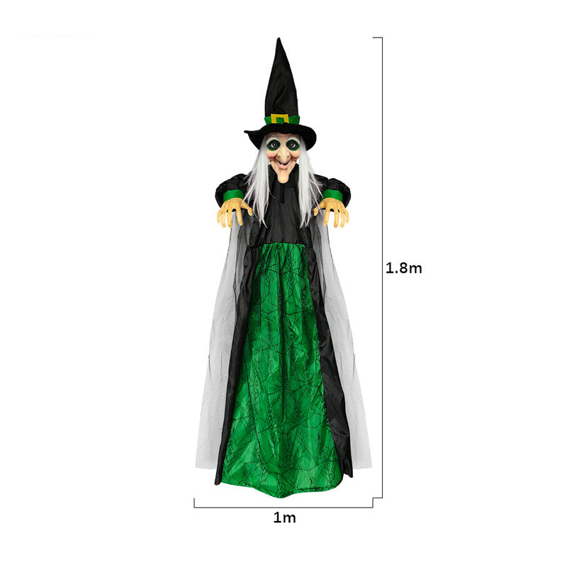 Life Size Talking Witch Decoration