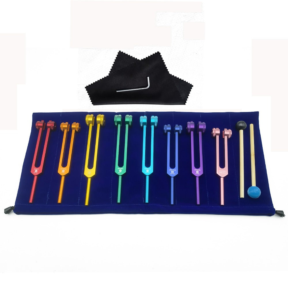 Aluminum Alloy Chakra Tuning Fork Set