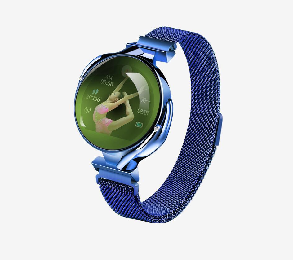 Stainless Steel Fitness Tracker Bracelet