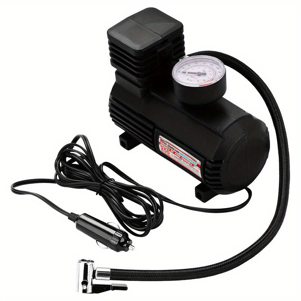 [Portable | Heavy Duty] 250PSI Heavy Duty Portable Car Tyre Auto Tire Inflator Pump | 12V Air Compressor