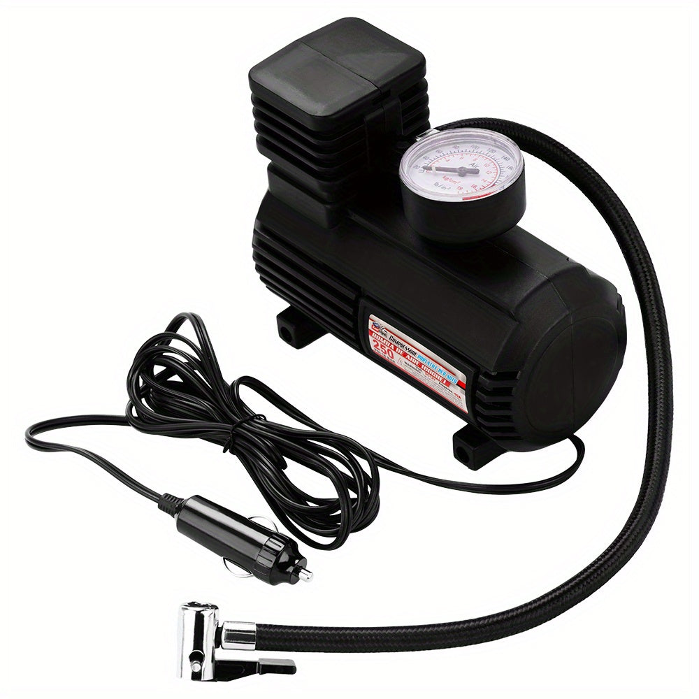 [Portable | Heavy Duty] 250PSI Heavy Duty Portable Car Tyre Auto Tire Inflator Pump | 12V Air Compressor