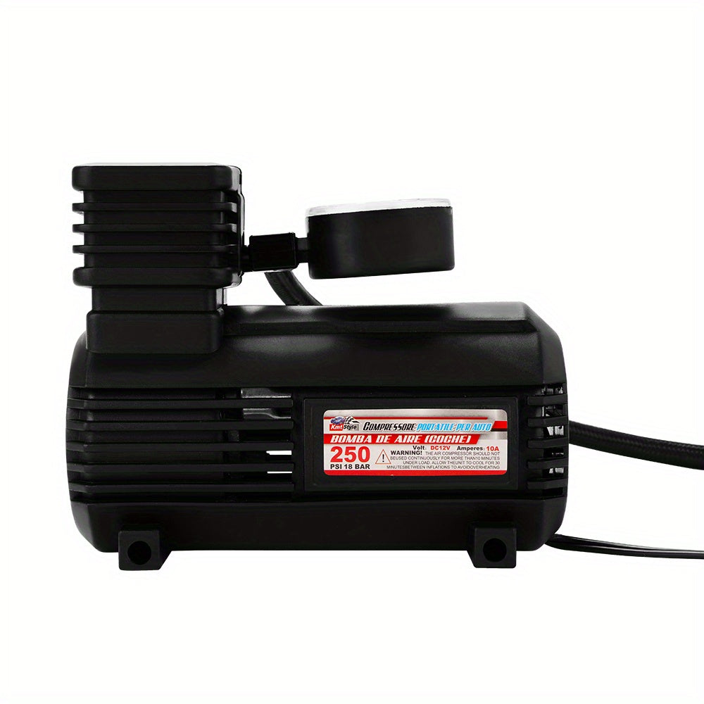 [Portable | Heavy Duty] 250PSI Heavy Duty Portable Car Tyre Auto Tire Inflator Pump | 12V Air Compressor