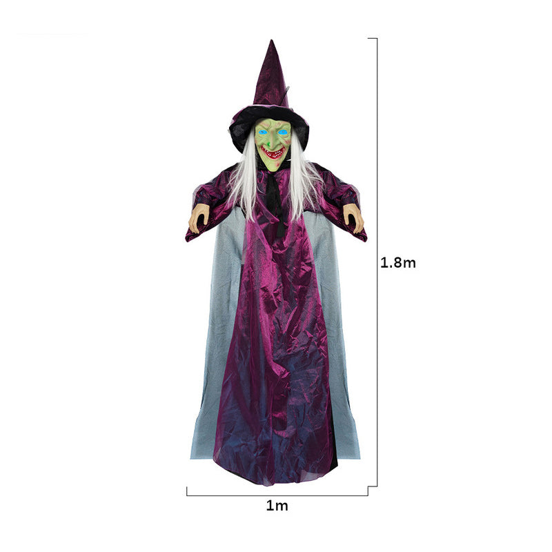 Life Size Talking Witch Decoration