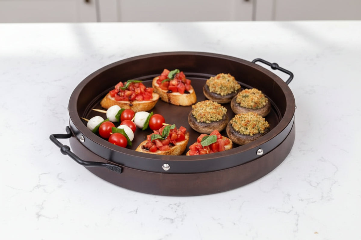 A Sight Beyond 16" Mango Wood Serving Tray