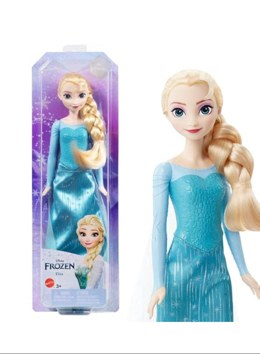 Mattel Disney Princess Dolls, Elsa Posable Fashion Doll with Signature Clothing and Accessories, Disney's Frozen Movie Toys