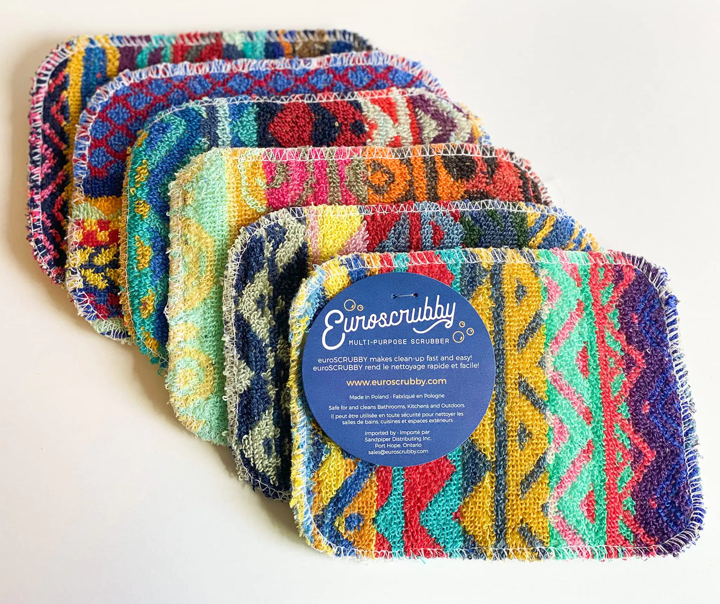 Reusable and Recyclable EuroSCRUBBY 6Pc