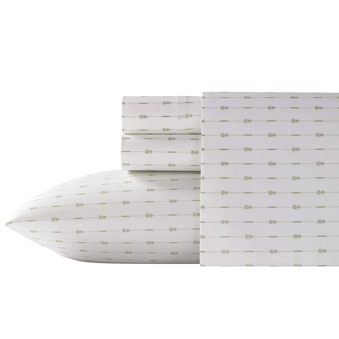 Tommy Bahama - Queen Sheets Bedding Set (Pineapple Pinstripe)