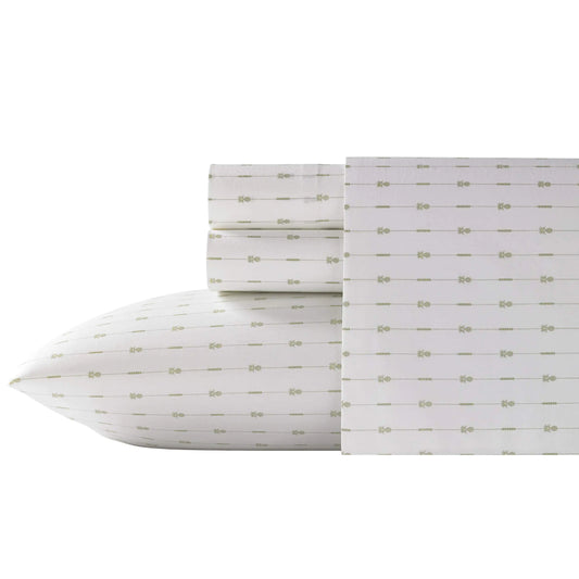 Tommy Bahama - Queen Sheets Bedding Set (Pineapple Pinstripe)