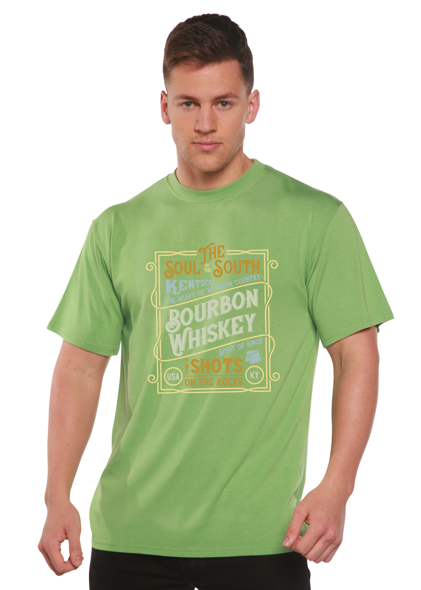 Bourbon Whiskey Bamboo Viscose/Organic Cotton T-Shirt