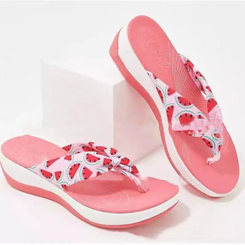 Casual Flat Flip Flops for Home Use