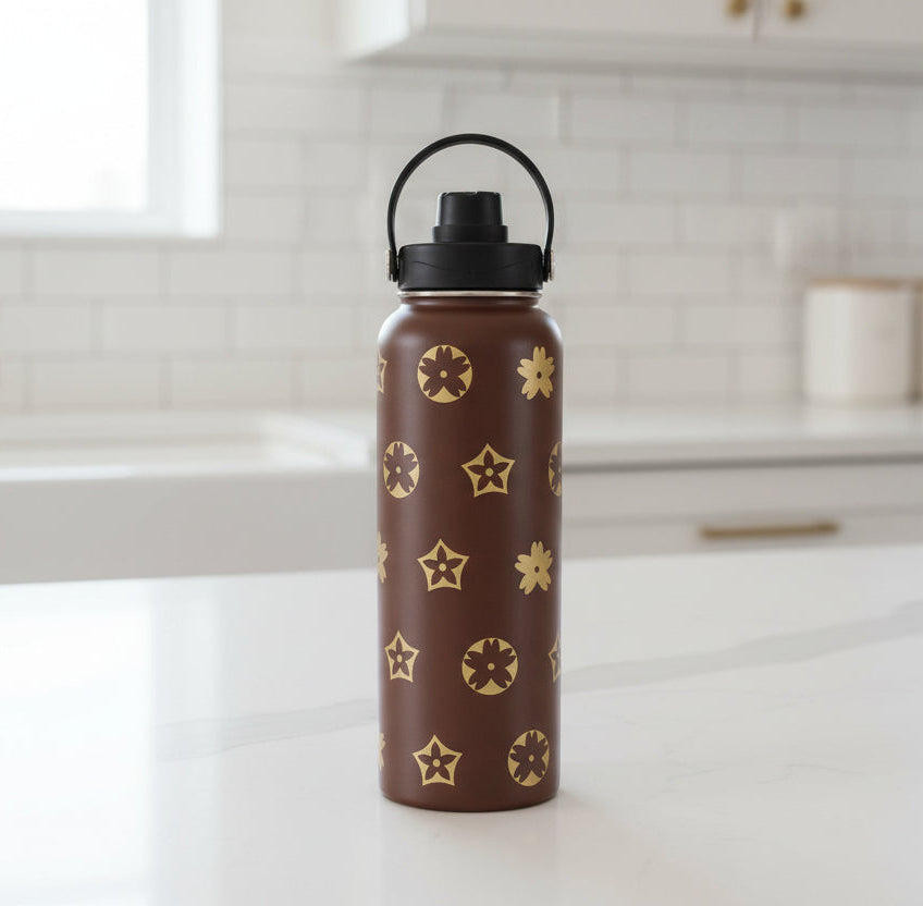 40oz Geometric Printed Tumbler