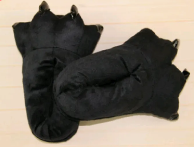 Dinosaur Paw Slippers