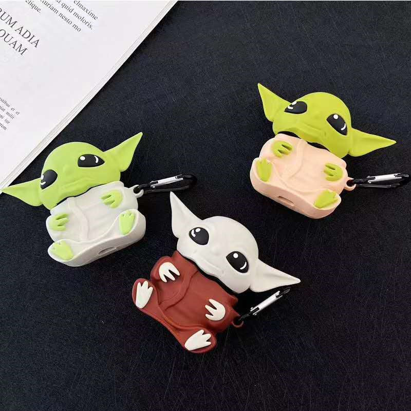 Cute Star Wars Yoda Silicone Case for AirPods Pro