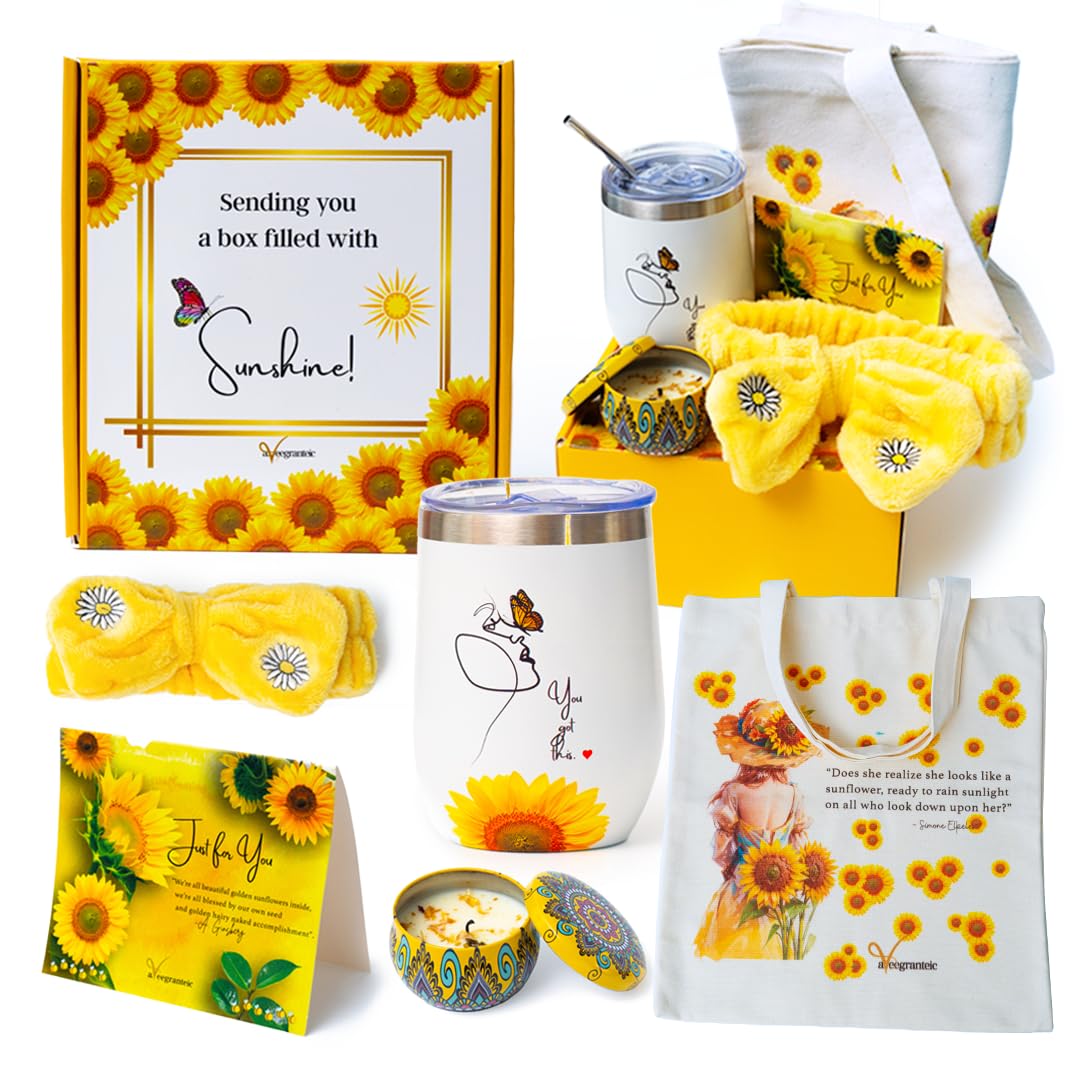 Sending Sunshine Sunflower Gift Basket