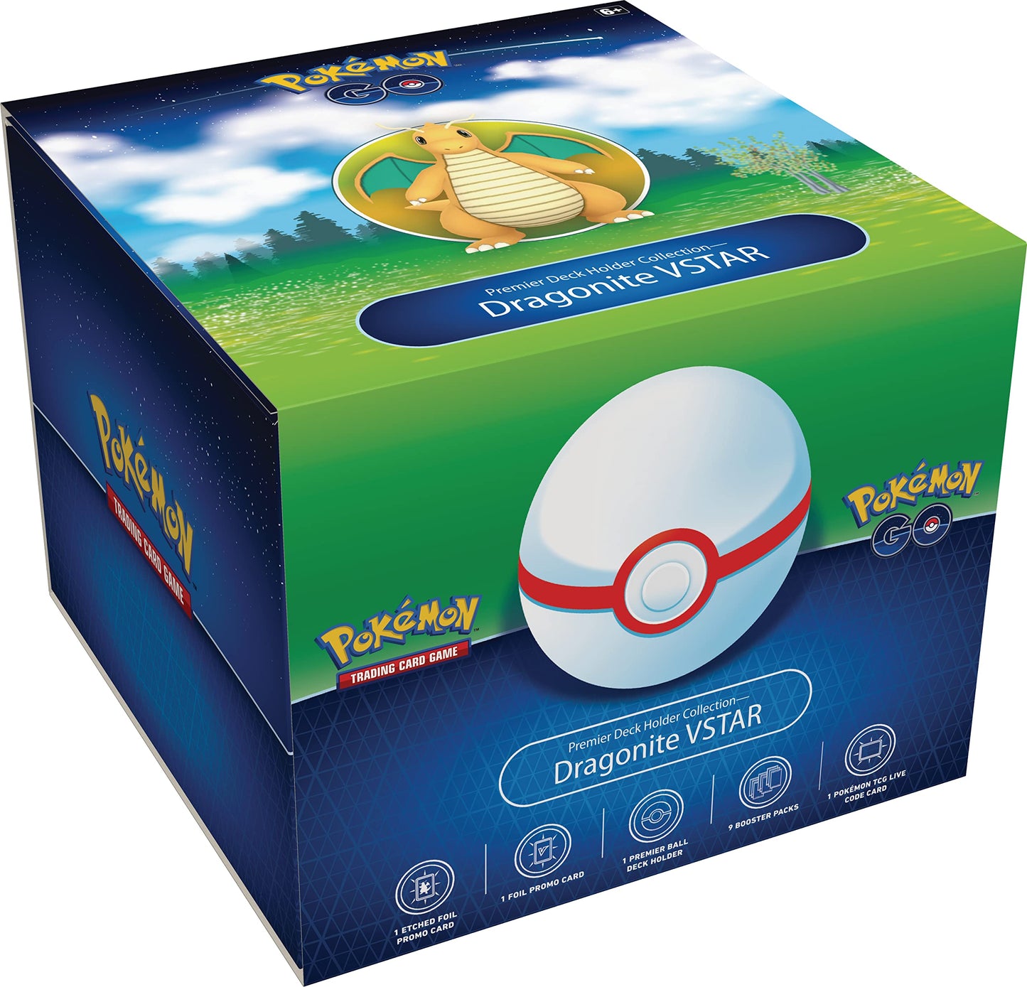 Pokémon TCG: Pokémon GO Premier Deck Holder Collection – Dragonite VSTAR