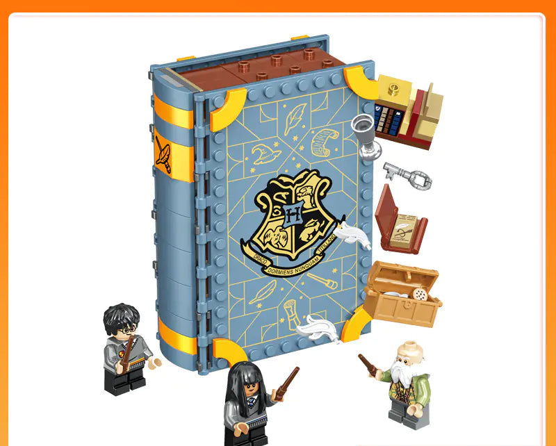 Harry Potter Hogwarts Magic Potion Defense Book Building Blocks
