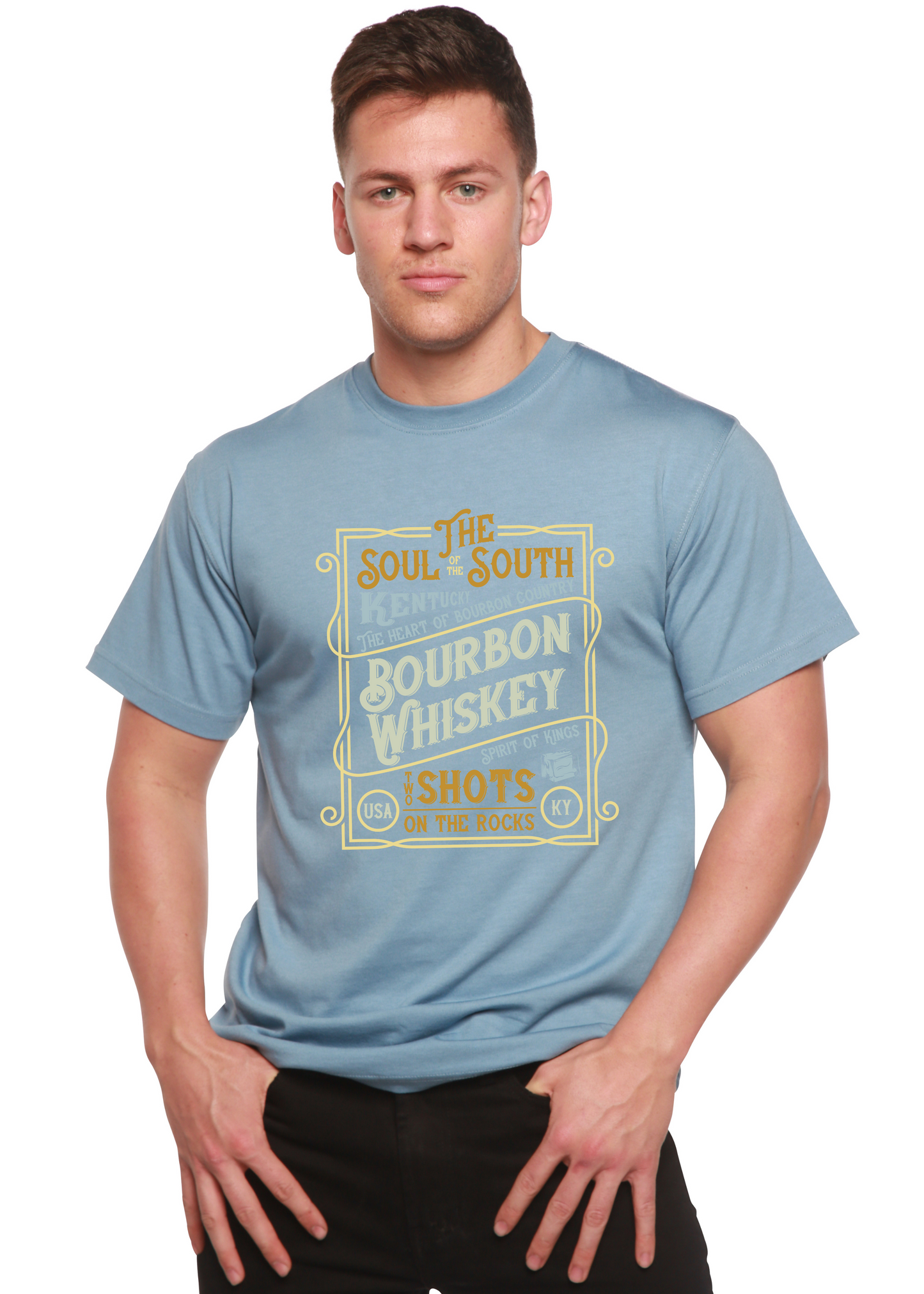 Bourbon Whiskey Bamboo Viscose/Organic Cotton T-Shirt