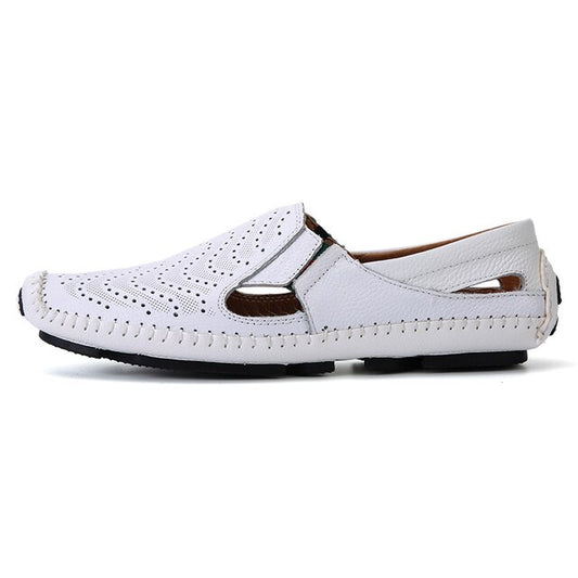 Genuine Leather Summer Flat Sandals