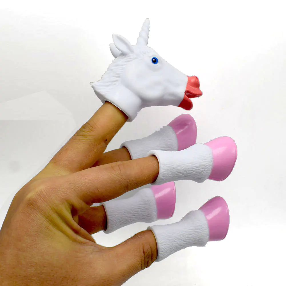 Finger Puppet Set: Unicorn and Pegasus Story Toys