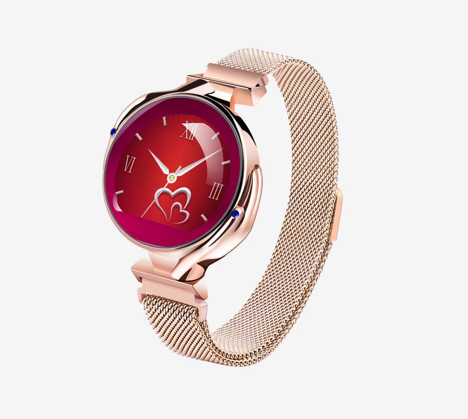 Stainless Steel Fitness Tracker Bracelet