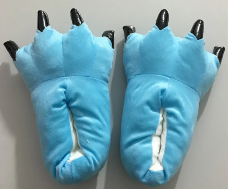 Dinosaur Paw Slippers