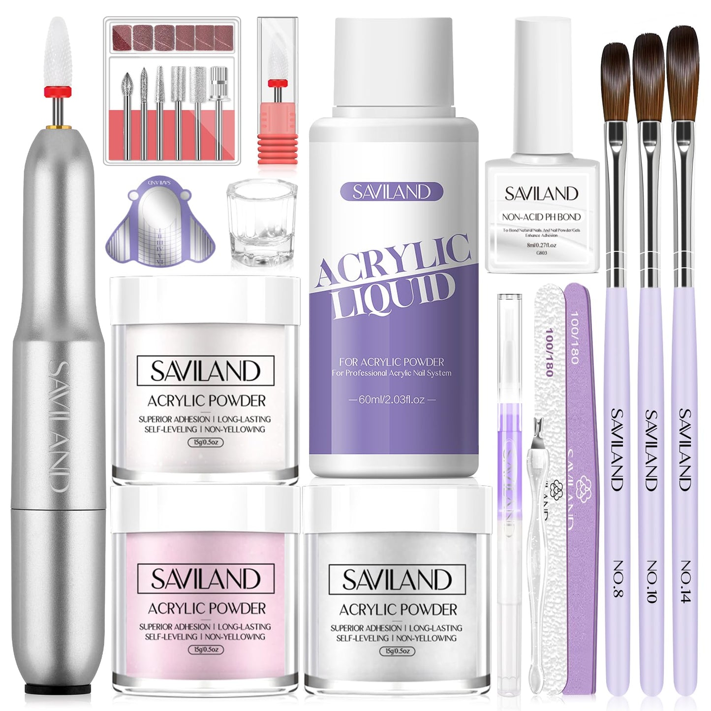 Acrylic Nail Kit with Drill