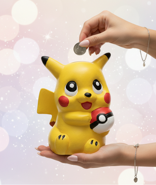Pikachu Pottery Piggy Bank
