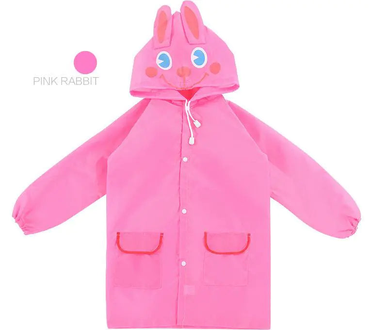 Animal Print Children's Rain Poncho for Kids