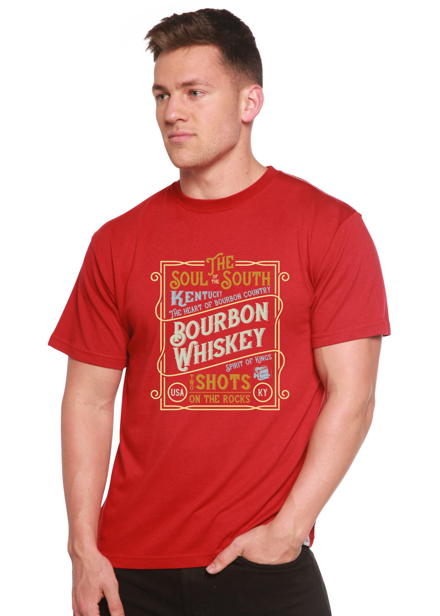 Bourbon Whiskey Bamboo Viscose/Organic Cotton T-Shirt