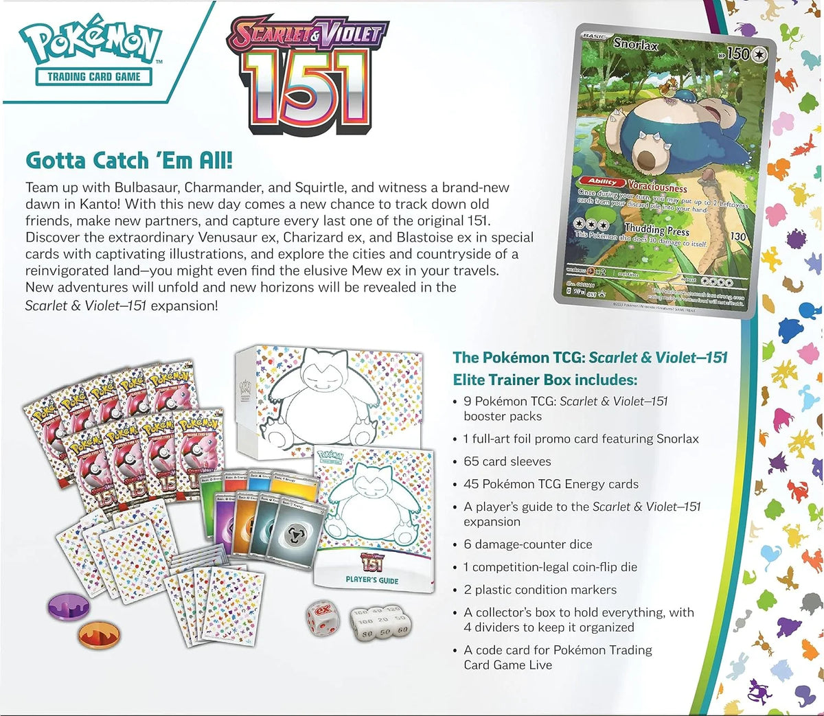Collectible  Trading Card Games Scarlet & Violet 3.5 151 Elite Trainer Box